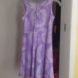 Purple and White dress